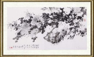 蔡瑜_菊花 十丈珠簾閑漫捲 关门累月不梳头
